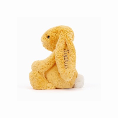 Jellycat Bashful Sunshine Bunny Medium New Zealand | WKXUF0684